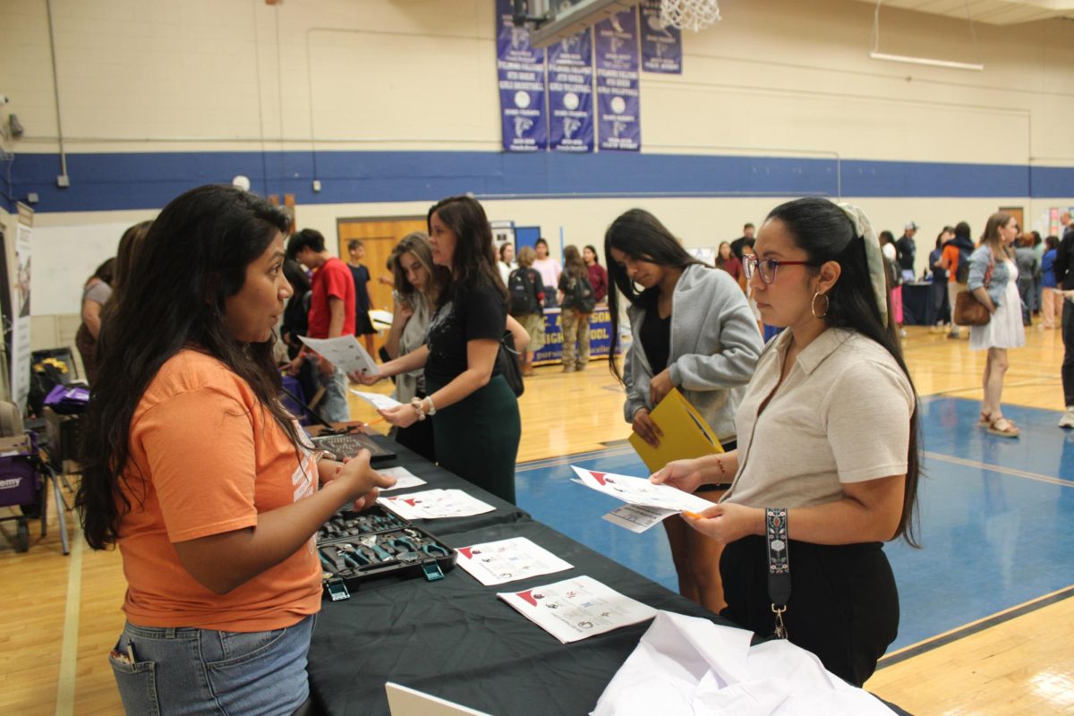 Students had the chance to ask questions of their potential high schools at the High School Fair