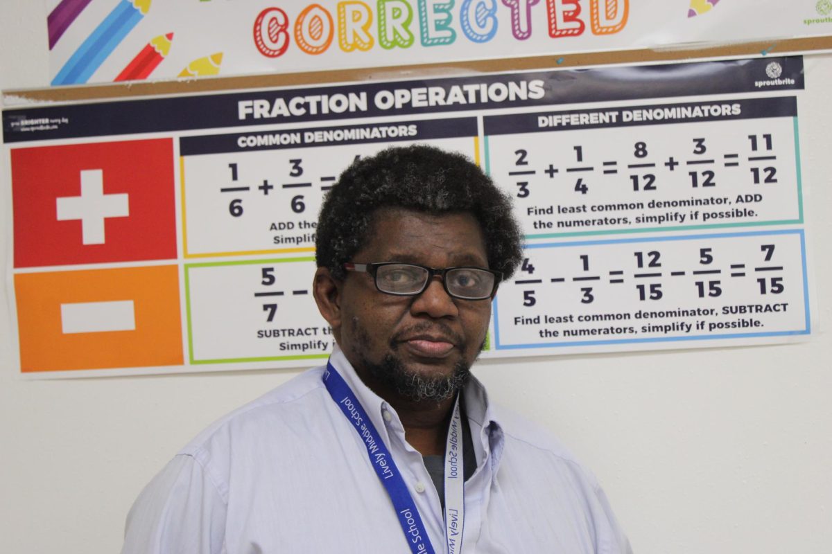 William Marshall is a new Math teacher at Lively Middle School.