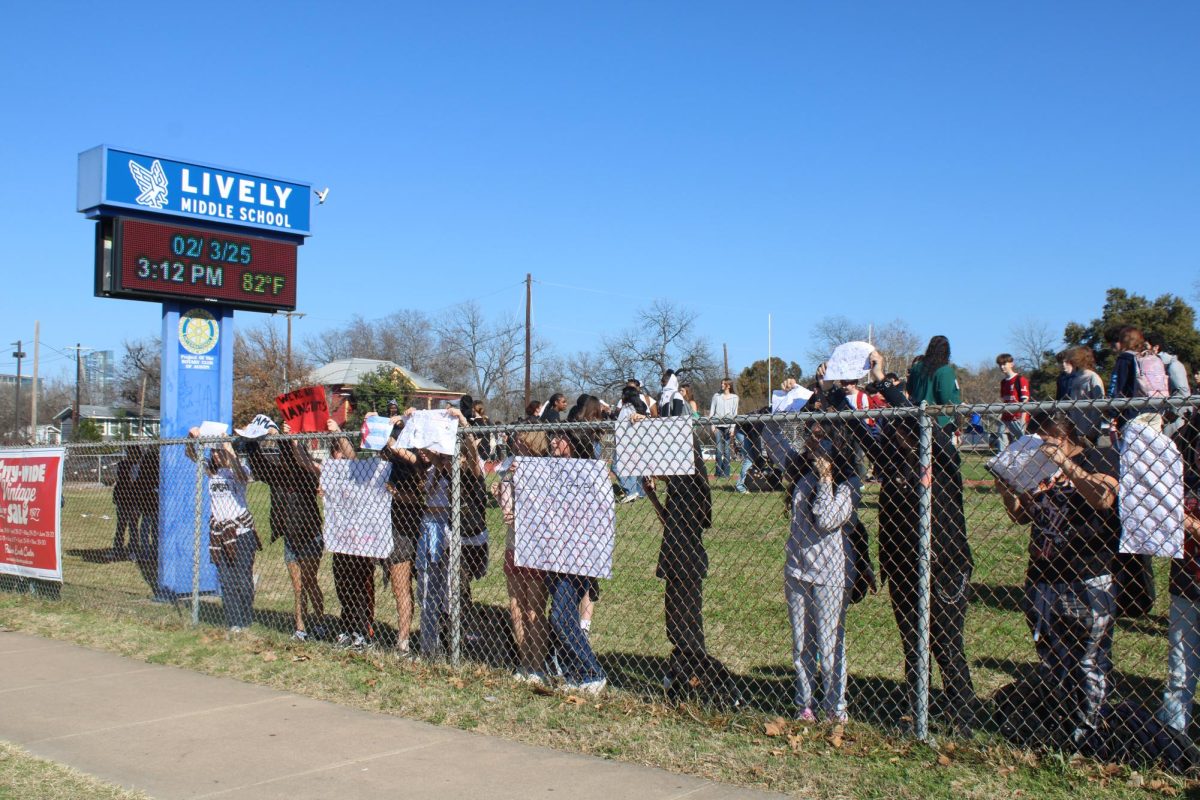 Lively Students protest recent immigration policies.