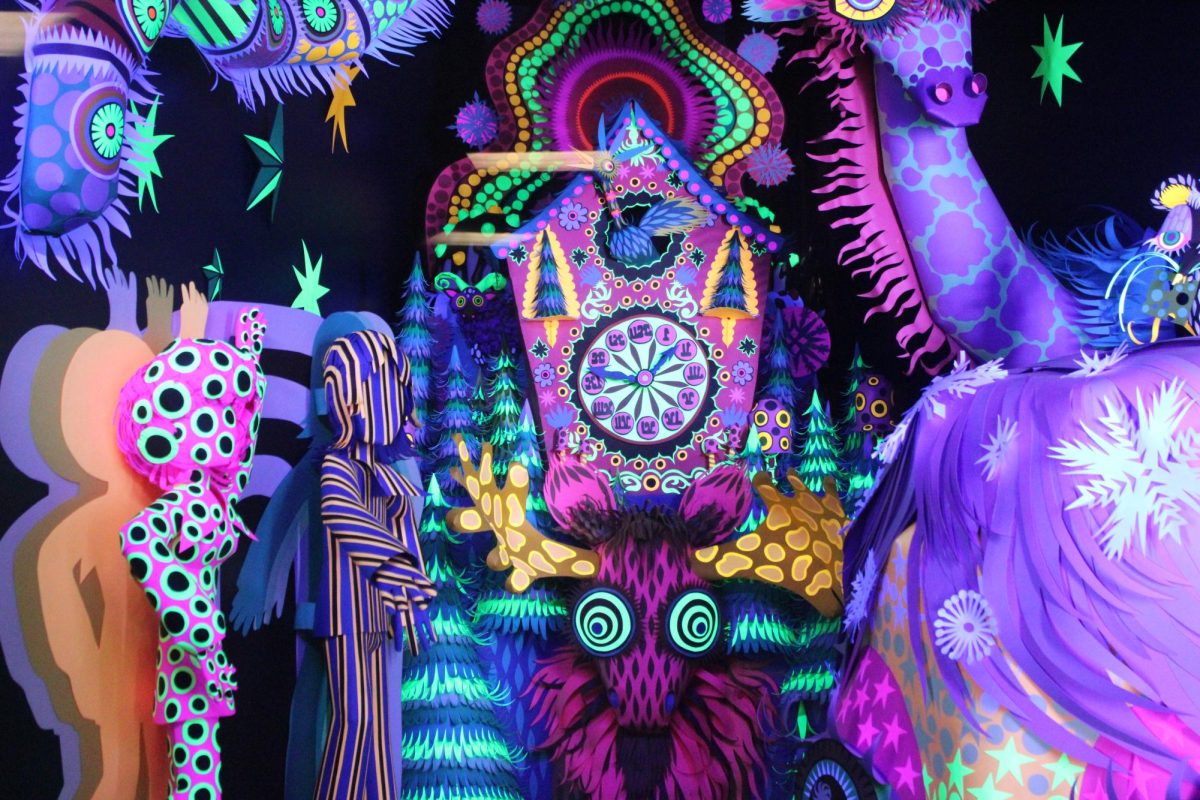 Art pieces from the Meow Wolf Exhibit in Houston, TX.